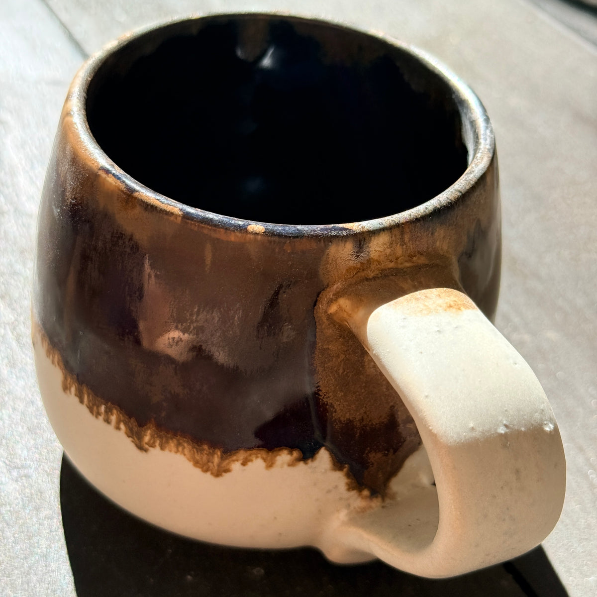 Handmade 16oz Stoneware Mug - Root Beer