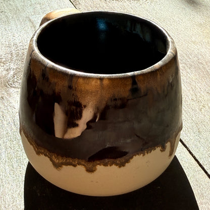 Handmade 16oz Stoneware Mug - Root Beer