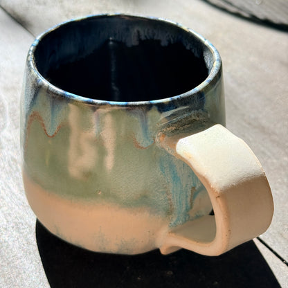 Handmade 16oz Stoneware Mug - Norse Blue