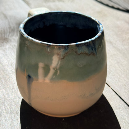 Handmade 16oz Stoneware Mug - Norse Blue