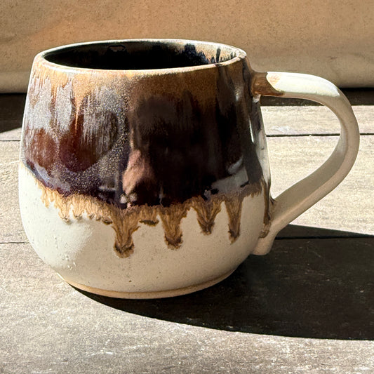 Handmade 16oz Stoneware Mug - Root Beer