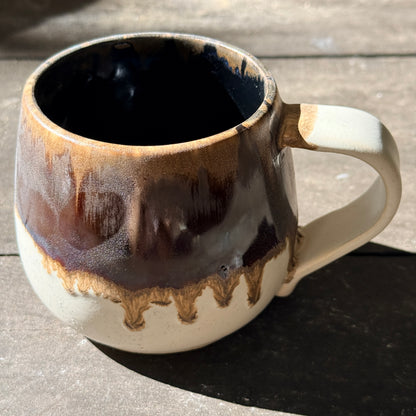 Handmade 16oz Stoneware Mug - Root Beer