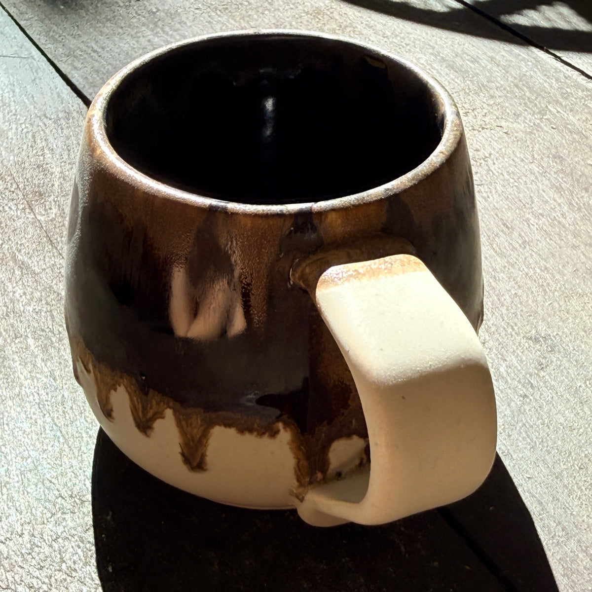 Handmade 16oz Stoneware Mug - Root Beer