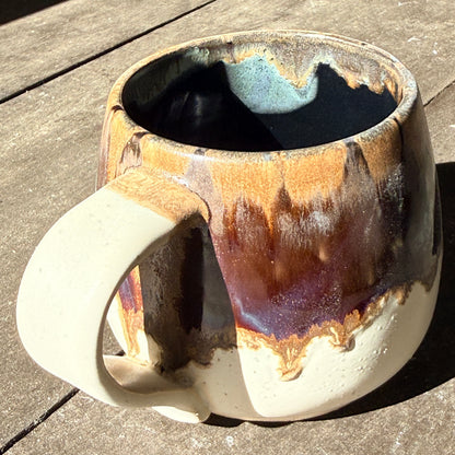 Handmade 16oz Stoneware Mug - Root Beer