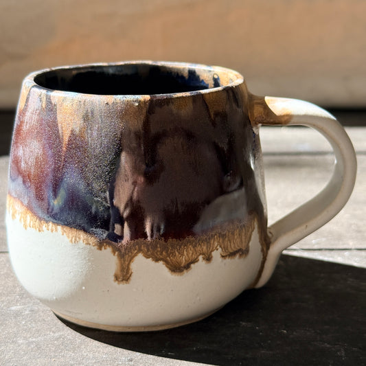 Handmade 16oz Stoneware Mug - Root Beer