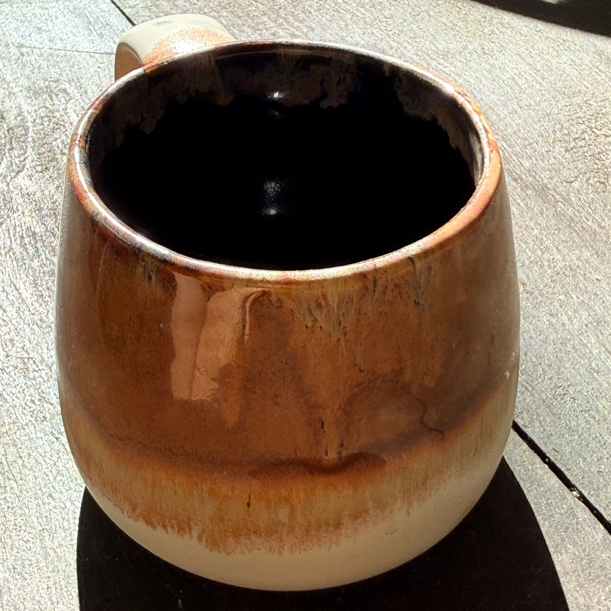 Handmade 16oz Stoneware Mug - Speckled Plum