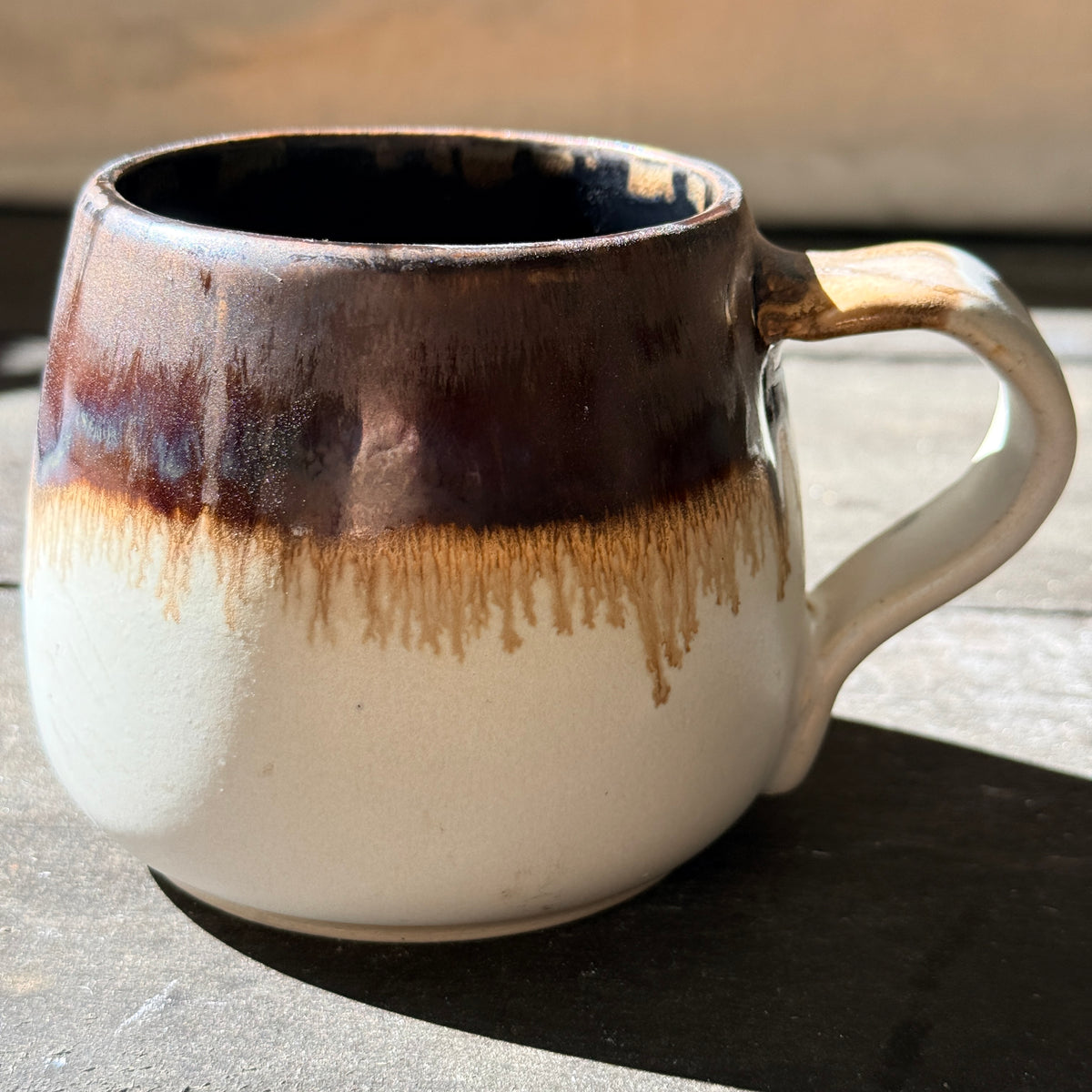 Handmade 16oz Stoneware Mug - Root Beer