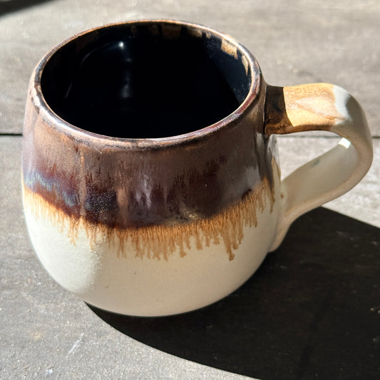 Handmade 16oz Stoneware Mug - Root Beer