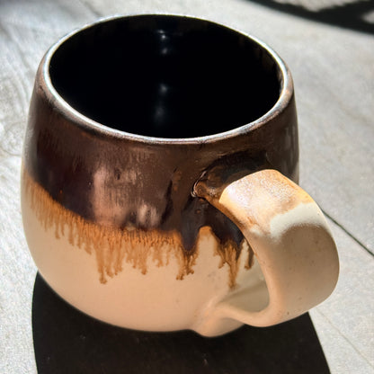 Handmade 16oz Stoneware Mug - Root Beer