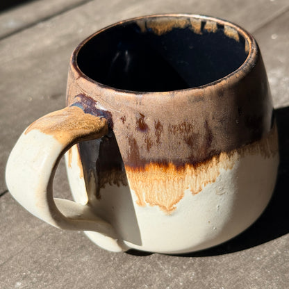 Handmade 16oz Stoneware Mug - Root Beer