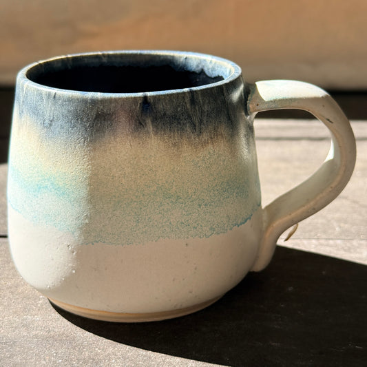 Handmade 16oz Stoneware Mug - Norse Blue