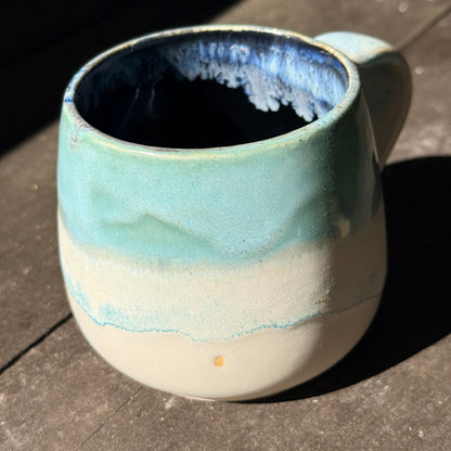 Handmade 16oz Stoneware Mug - Norse Blue