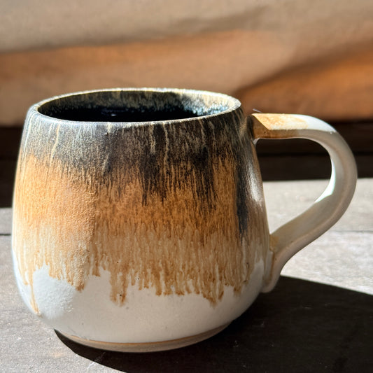 Handmade 16oz Stoneware Mug - Root Beer