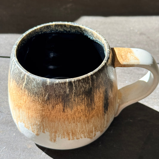 Handmade 16oz Stoneware Mug - Root Beer