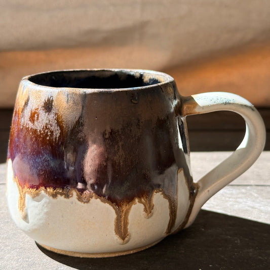 Handmade 16oz Stoneware Mug - Root Beer