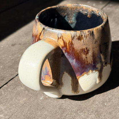Handmade 16oz Stoneware Mug - Root Beer