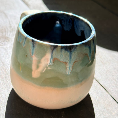 Handmade 16oz Stoneware Mug - Norse Blue