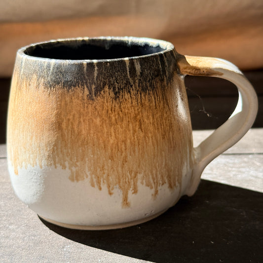 Handmade 16oz Stoneware Mug - Root Beer
