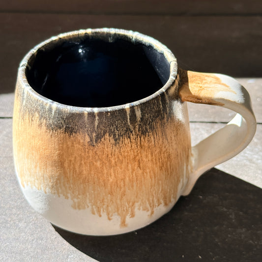 Handmade 16oz Stoneware Mug - Root Beer