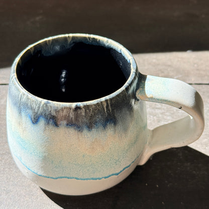 Handmade 16oz Stoneware Mug - Norse Blue