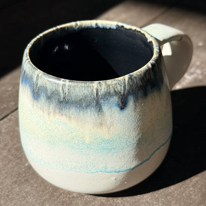 Handmade 16oz Stoneware Mug - Norse Blue