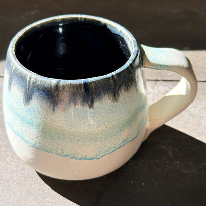 Handmade 16oz Stoneware Mug - Norse Blue