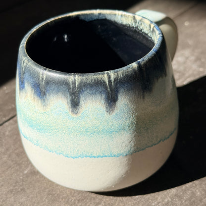 Handmade 16oz Stoneware Mug - Norse Blue