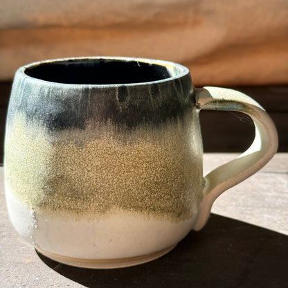 Handmade 16oz Stoneware Mug - Tropical Teal