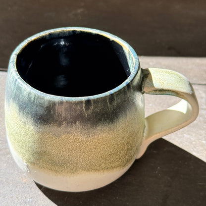 Handmade 16oz Stoneware Mug - Tropical Teal