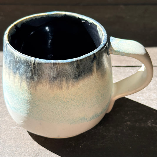 Handmade 16oz Stoneware Mug - Norse Blue
