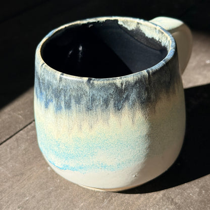 Handmade 16oz Stoneware Mug - Norse Blue