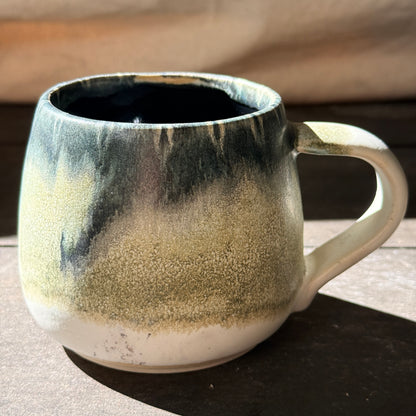 Handmade 16oz Stoneware Mug - Tropical Teal