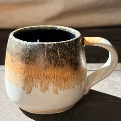 Handmade 16oz Stoneware Mug - Blue Root