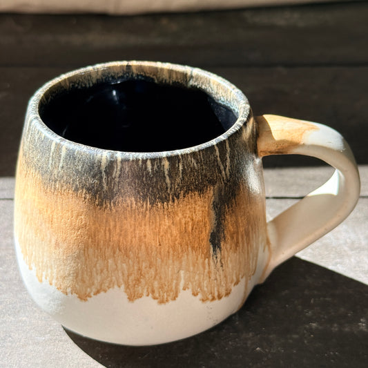 Handmade 16oz Stoneware Mug - Root Beer