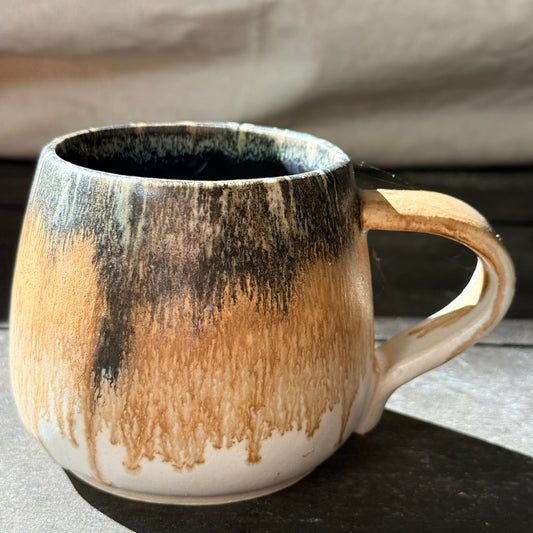 Handmade 16oz Stoneware Mug - Root Beer