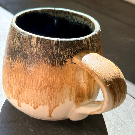 Handmade 16oz Stoneware Mug - Root Beer