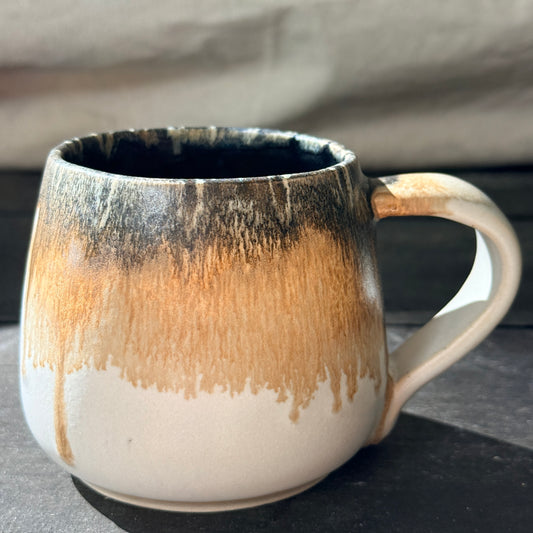 Handmade 16oz Stoneware Mug - Root Beer