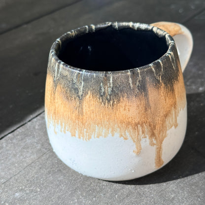 Handmade 16oz Stoneware Mug - Root Beer