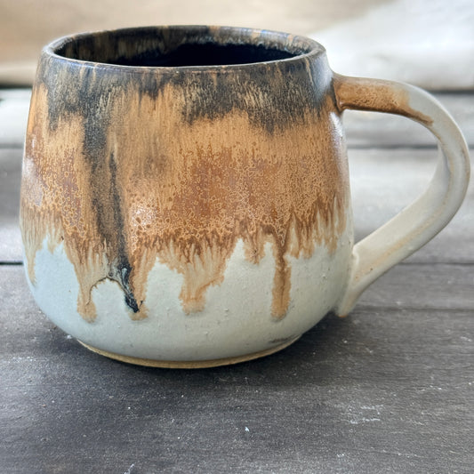 Handmade 16oz Stoneware Mug - Root Beer