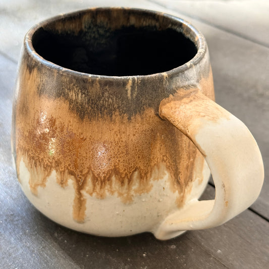 Handmade 16oz Stoneware Mug - Root Beer