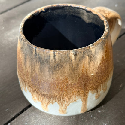 Handmade 16oz Stoneware Mug - Root Beer