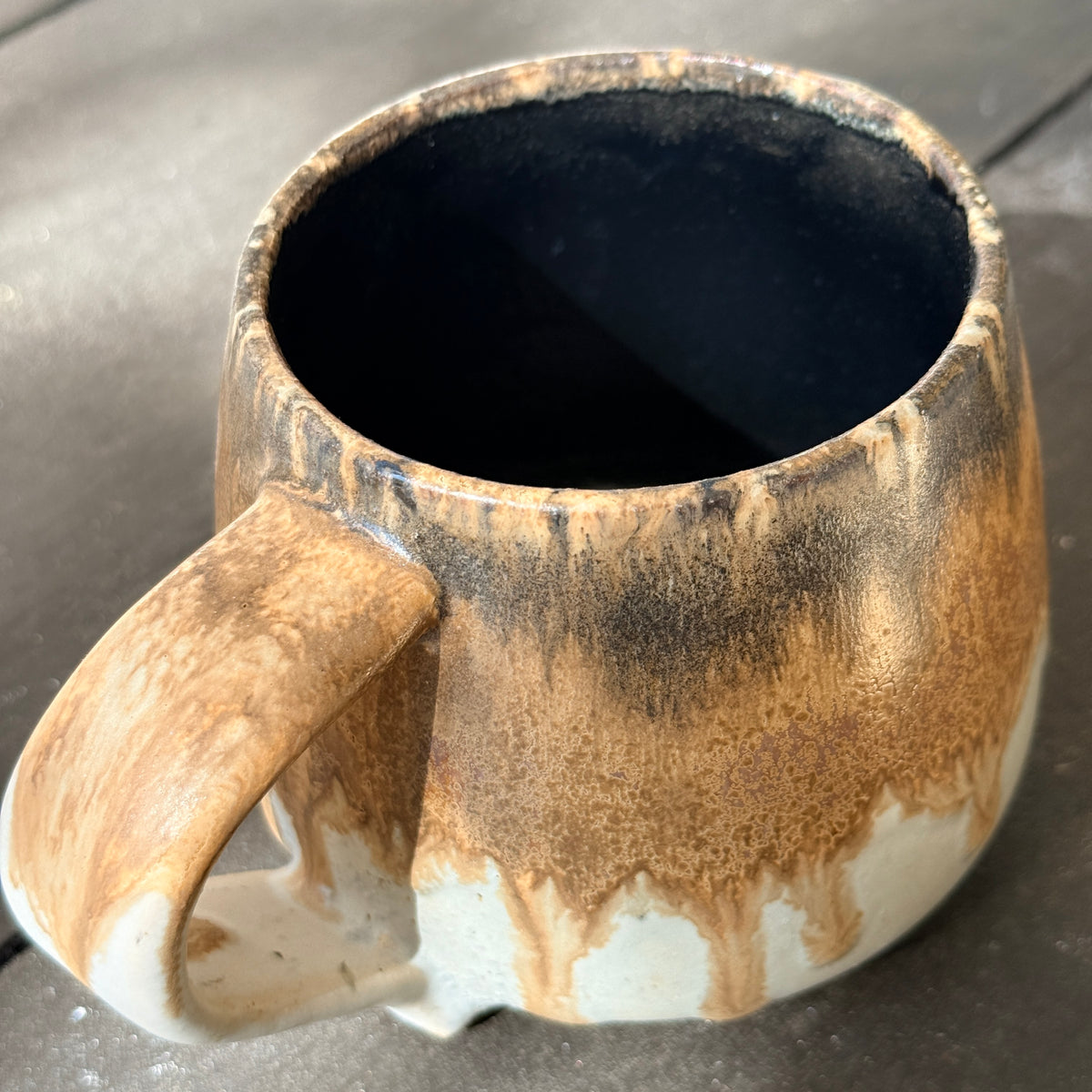 Handmade 16oz Stoneware Mug - Root Beer