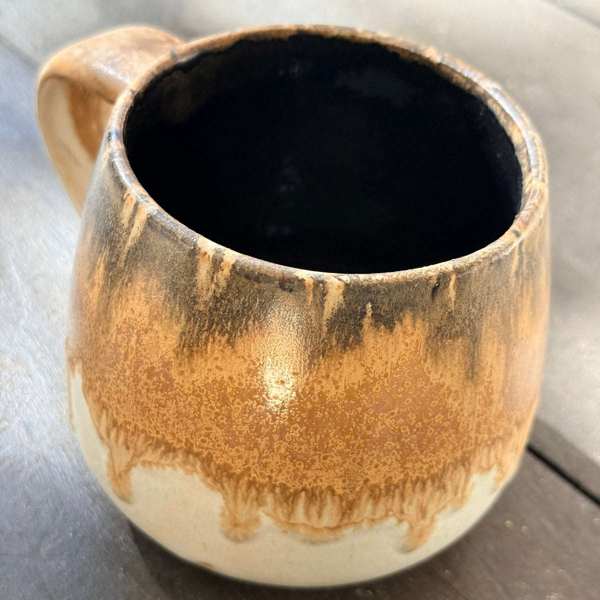 Handmade 16oz Stoneware Mug - Root Beer