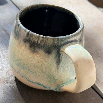 Handmade 16oz Stoneware Mug - Norse Blue
