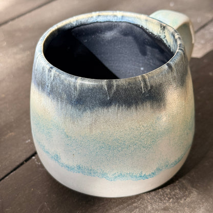 Handmade 16oz Stoneware Mug - Norse Blue