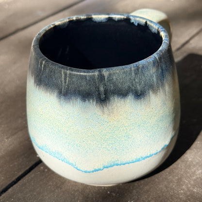 Handmade 16oz Stoneware Mug - Norse Blue