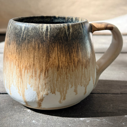 Handmade 16oz Stoneware Mug - Root Beer