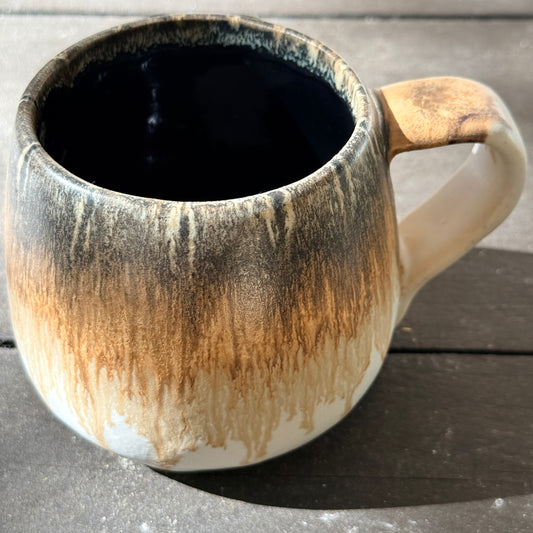 Handmade 16oz Stoneware Mug - Root Beer