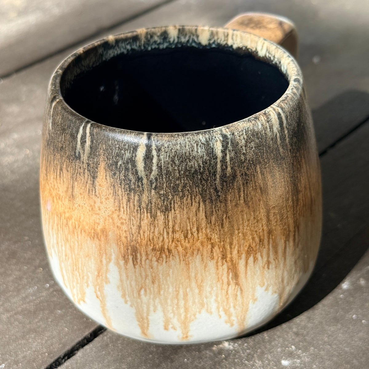 Handmade 16oz Stoneware Mug - Root Beer