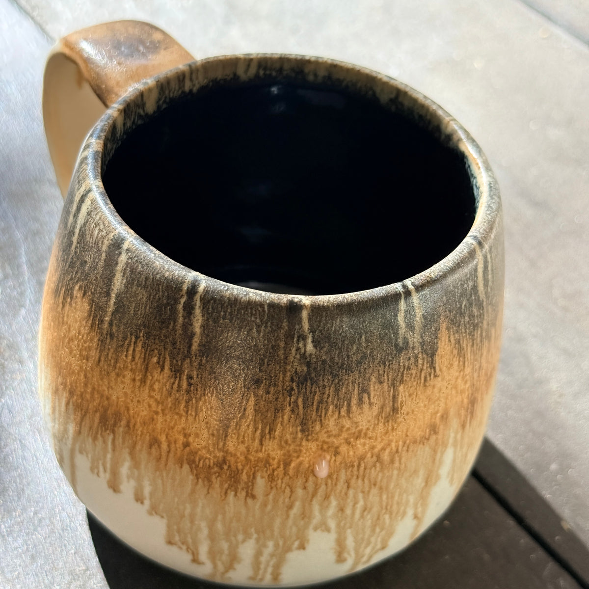 Handmade 16oz Stoneware Mug - Root Beer